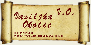 Vasiljka Okolić vizit kartica